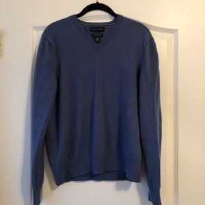 Banana Republic Blue V-Neck Sweater